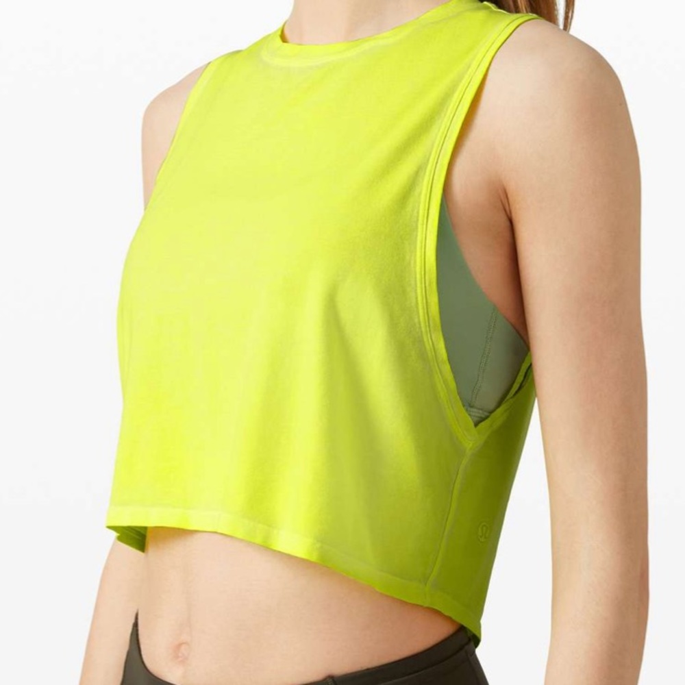 Lululemon Cut Back Crop Tank *Wash